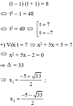 20 câu trắc nghiệm Phương trình quy về phương trình bậc hai (có đáp án) (ảnh 32)