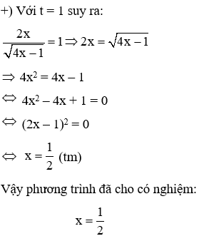 20 câu trắc nghiệm Phương trình quy về phương trình bậc hai (có đáp án) (ảnh 41)
