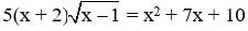 20 câu trắc nghiệm Phương trình quy về phương trình bậc hai (có đáp án) (ảnh 44)