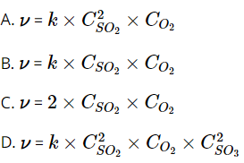 15 câu trắc nghiệm Phương trình tốc độ phản ứng và hằng số tốc độ phản ứng (có đáp án 2023) CHỌN LỌC (ảnh 16)