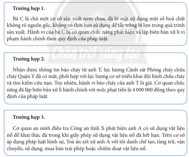 Em có nhận xét như thế nào đối với ý kiến của các bạn trong trường hợp trên (ảnh 1)