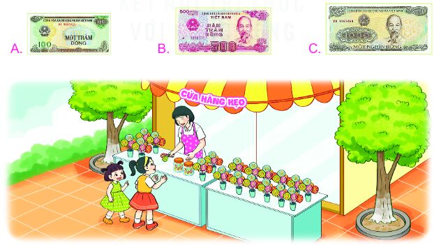 Toán lớp 2 trang 72 Bài 56: Giới thiệu tiền Việt Nam | Kết nối tri thức (ảnh 3)
