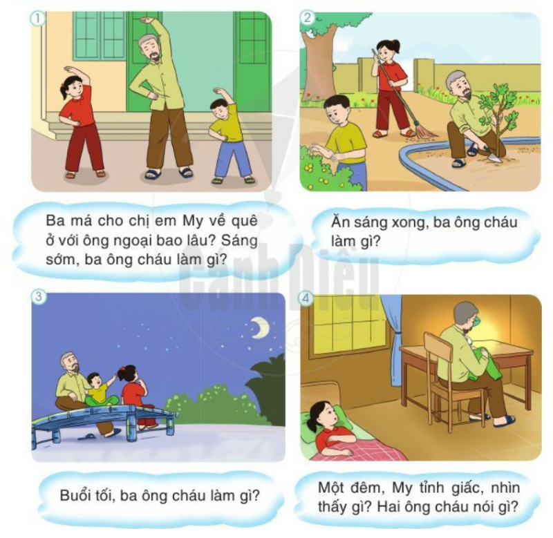 Vầng trăng của ngoại Tiếng Việt lớp 2 Tập 1 – Cánh diều (ảnh 1)