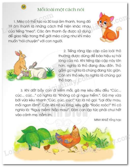 Đọc sách báo viết về vật nuôi Tiếng Việt lớp 2 Tập 2 – Cánh diều (ảnh 2)