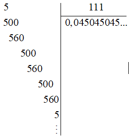 Viết mỗi phân số sau dưới dạng số thập phân vô hạn (ảnh 1)