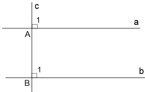 Cho định lí: “Nếu hai đường thẳng phân biệt cùng vuông góc (ảnh 1)