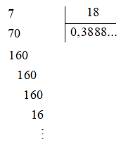 Viết mỗi phân số sau dưới dạng số thập phân vô hạn (ảnh 2)