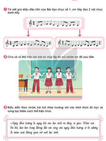 Vận dụng - Sáng tạo trang 12 Âm nhạc lớp 7 (ảnh 1)