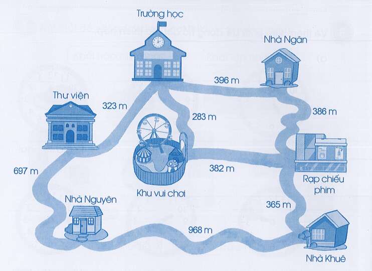 Vở bài tập Toán lớp 3 Tập 1 trang 10, 11 Ôn tập về hình học và đo lường | Cánh diều