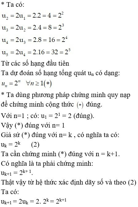 36 câu trắc nghiệm Dãy số (có đáp án) chọn lọc (ảnh 33)