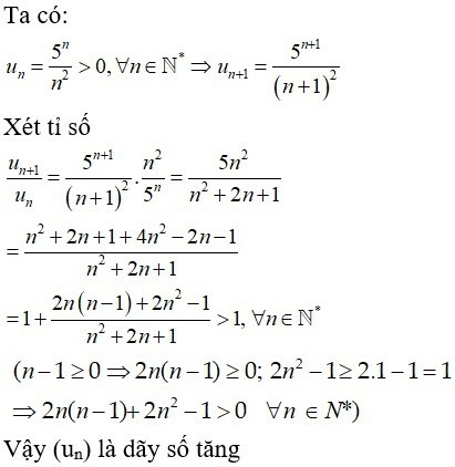 36 câu trắc nghiệm Dãy số (có đáp án) chọn lọc (ảnh 45)