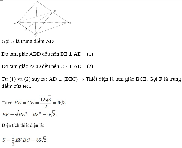 30 câu trắc nghiệm Đường thẳng vuông góc với mặt phẳng  (có đáp án) chọn lọc (ảnh 31)