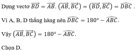 46 câu trắc nghiệm Giá trị lượng giác của một góc bất kì từ 0 độ đến 180 độ (có đáp án) (ảnh 9)