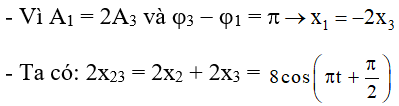 35 câu trắc nghiệm Tổng hợp hai dao động điều hóa cùng phương (có đáp án) (ảnh 51)
