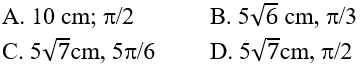 35 câu trắc nghiệm Tổng hợp hai dao động điều hóa cùng phương (có đáp án) (ảnh 88)