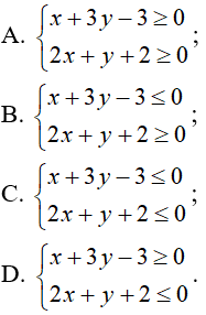 33 câu trắc nghiệm Bất phương trình bậc nhất hai ẩn (có đáp án) (ảnh 31)