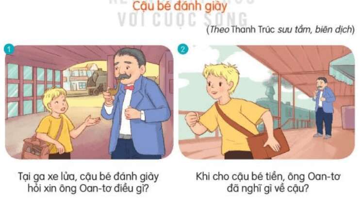 Nghe kể chuyện trong Câu 1 trang 49 sgk Tiếng Việt lớp 3 (ảnh 1)