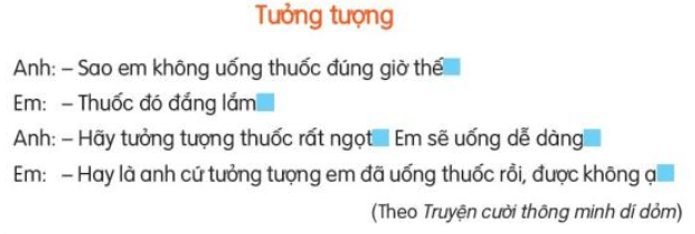  Chọn dấu câu thích hợp thay cho ô vuông trong Câu hỏi 5 trang 135 sgk Tiếng Việt lớp 3 (ảnh 1)