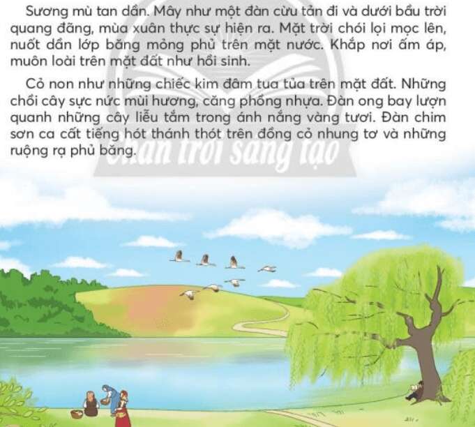 Mùa xuân đã về trang 66, 67, 68, 69 Tiếng Việt lớp 3 Tập 2 (Chân trời sáng tạo) (ảnh 2)