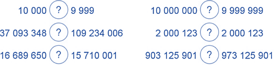 Bài 9: So sánh các số có nhiều chữ số Vở bài tập lớp 4 (Cánh diều) (ảnh 1)