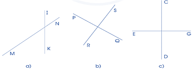 Bài 21: Hai đường thẳng vuông góc. Vẽ hai đường thẳng vuông góc Vở bài tập lớp 4 (Cánh diều) (ảnh 1)