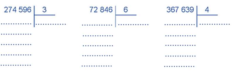 Bài 38: Chia cho số có một chữ số Vở bài tập lớp 4 (Cánh diều) (ảnh 1)