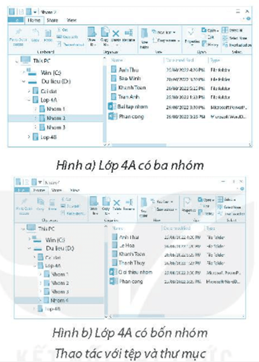 Vở bài tập Tin học lớp 4 Bài 5 (Kết nối tri thức): Thao tác với tệp và thư mục (ảnh 4)