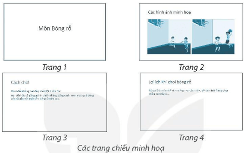 Vở bài tập Tin học lớp 4 Bài 7 (Kết nối tri thức): Tạo bài trình chiếu (ảnh 2)