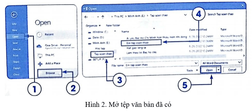 Vở bài tập Tin học lớp 4 Bài 2 (Cánh diều): Soạn thảo văn bản tiếng việt và lưu tệp với tên mới (ảnh 1)