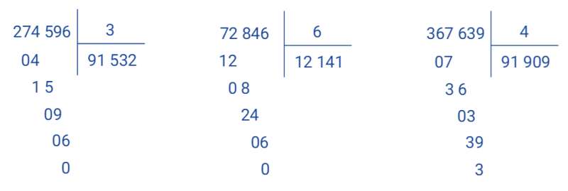 Bài 38: Chia cho số có một chữ số Vở bài tập lớp 4 (Cánh diều) (ảnh 3)