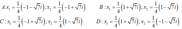 Phương trình bậc hai với hệ số thực (Lý thuyết + 50 bài tập có lời giải) (ảnh 31)