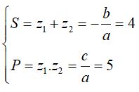 Phương trình bậc hai với hệ số thực (Lý thuyết + 50 bài tập có lời giải) (ảnh 40)