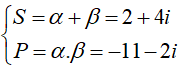 Phương trình bậc hai với hệ số thực (Lý thuyết + 50 bài tập có lời giải) (ảnh 15)