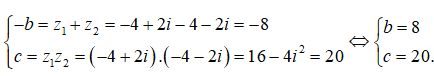 Phương trình bậc hai với hệ số thực (Lý thuyết + 50 bài tập có lời giải) (ảnh 10)