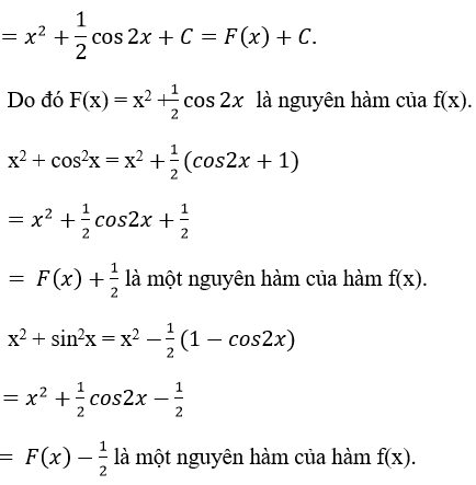Nguyên hàm (Lý thuyết + 50 bài tập có lời giải) (ảnh 5)