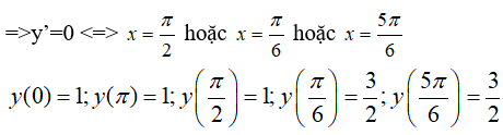 Giá trị lớn nhất và giá trị nhỏ nhất của hàm số (Lý thuyết + 50 bài tập có lời giải) (ảnh 40)