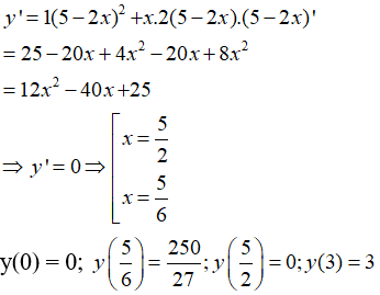 Giá trị lớn nhất và giá trị nhỏ nhất của hàm số (Lý thuyết + 50 bài tập có lời giải) (ảnh 16)