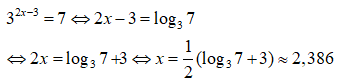 Phương trình mũ và phương trình lôgarit (Lý thuyết + 50 bài tập có lời giải) (ảnh 82)