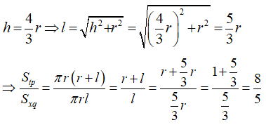  Khái niệm về mặt tròn xoay (Lý thuyết + 50 bài tập có lời giải) (ảnh 33)