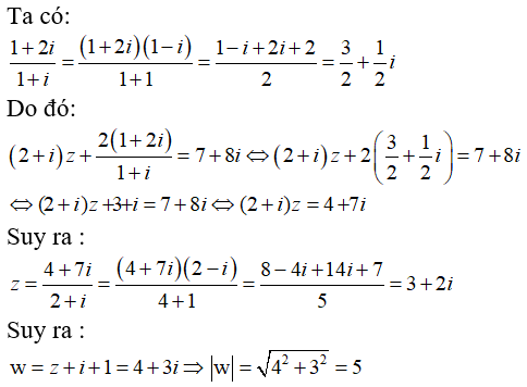 Phép chia số phức (Lý thuyết + 50 bài tập có lời giải) (ảnh 22)