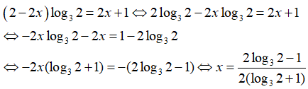 Phương trình mũ và phương trình lôgarit (Lý thuyết + 50 bài tập có lời giải) (ảnh 36)
