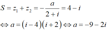 Phương trình bậc hai với hệ số thực (Lý thuyết + 50 bài tập có lời giải) (ảnh 16)