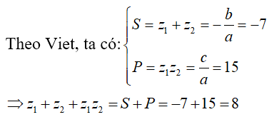 Phương trình bậc hai với hệ số thực (Lý thuyết + 50 bài tập có lời giải) (ảnh 19)