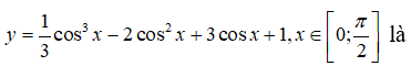 Giá trị lớn nhất và giá trị nhỏ nhất của hàm số (Lý thuyết + 50 bài tập có lời giải) (ảnh 55)