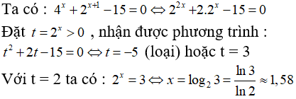 Phương trình mũ và phương trình lôgarit (Lý thuyết + 50 bài tập có lời giải) (ảnh 32)