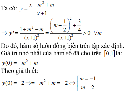 Giá trị lớn nhất và giá trị nhỏ nhất của hàm số (Lý thuyết + 50 bài tập có lời giải) (ảnh 61)
