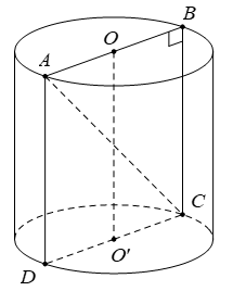  Khái niệm về mặt tròn xoay (Lý thuyết + 50 bài tập có lời giải) (ảnh 46)