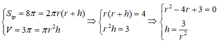  Khái niệm về mặt tròn xoay (Lý thuyết + 50 bài tập có lời giải) (ảnh 64)
