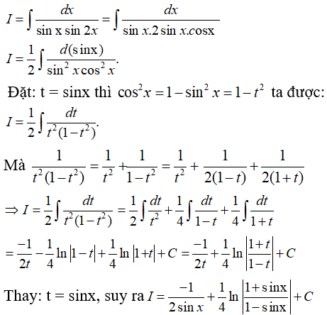 Nguyên hàm (Lý thuyết + 50 bài tập có lời giải) (ảnh 25)