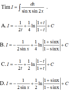 Nguyên hàm (Lý thuyết + 50 bài tập có lời giải) (ảnh 24)